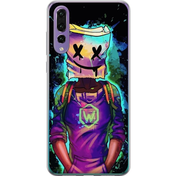 Huawei P20 Pro Läpinäkyvä kuori Fortnite Marshmello