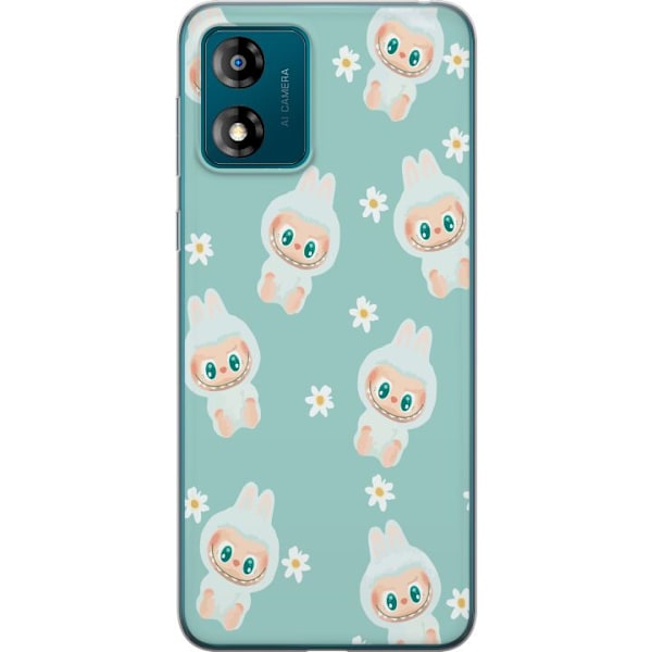 Motorola Moto E13 Läpinäkyvä kuori Labubu Candy Vibes