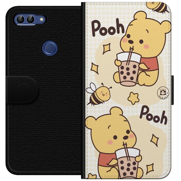 Huawei P smart Tegnebogsetui Nalle Pooh-stil - klassisk bjørn