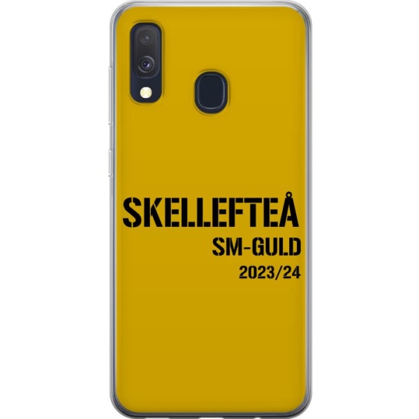 Samsung Galaxy A40 Gjennomsiktig deksel Skellefteå SM GULL