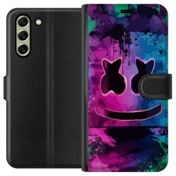 Kompatibel Tegnebogsetui til Samsung Galaxy S21 FE 5G Marshmello Fortnite