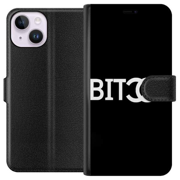 Apple iPhone 14 Lompakkokotelo Bitch Chanel -inspiroima katumuoti Muoti Tekstimotiivi Trendi Ikoninen Tyyli Kaupunkisuunnittelu