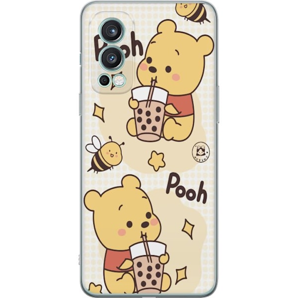 OnePlus Nord 2 5G Genomskinligt Skal Nalle Pooh Style – klassiskt björnmotiv i ny tolkning
