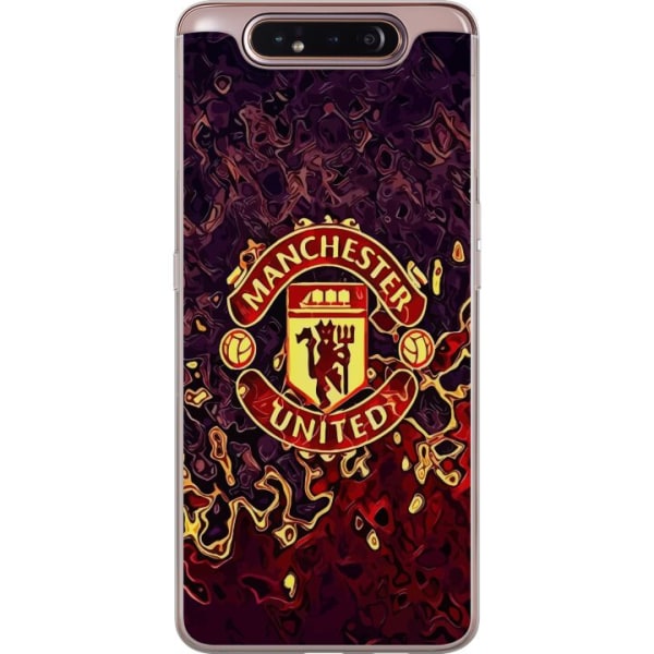 Samsung Galaxy A80 Gennemsigtig cover Manchester United