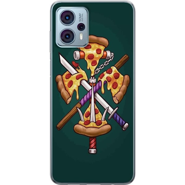 Motorola Moto G23 Gjennomsiktig deksel Pizza