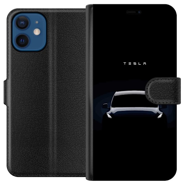 Apple iPhone 12  Tegnebogsetui Tesla