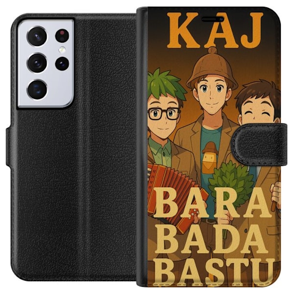 Samsung Galaxy S21 Ultra 5G Lommeboketui KAJ Bara bare bade i