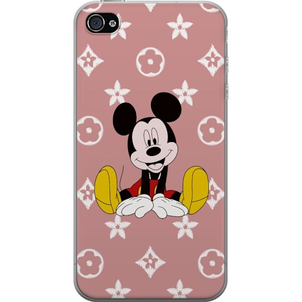 Apple iPhone 4s Läpinäkyvä kuori Mickey Mouse