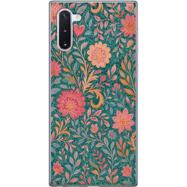 Samsung Galaxy Note10 Genomskinligt Skal Floral Dream