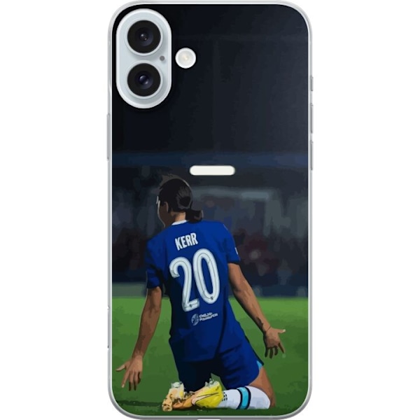 Apple iPhone 16 Plus Gennemsigtig cover Sam Kerr (Chelsea)