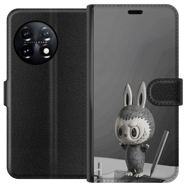 OnePlus 11R Plånboksfodral Pop Mart MEGA LABUBU LABUBU Sketch