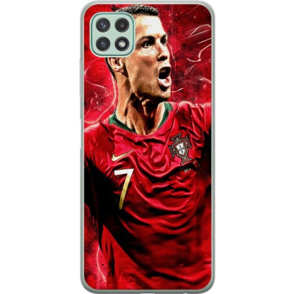 Samsung Galaxy A22 5G Gjennomsiktig deksel Cristiano Ronaldo