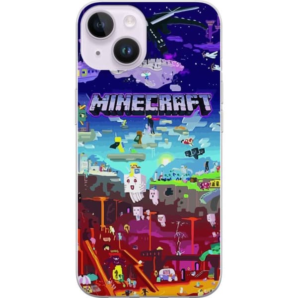 Kompatibelt Mobildeksel til Apple iPhone 14 Minecraft