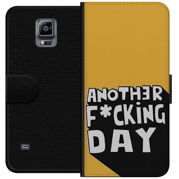 Samsung Galaxy Note 4 Lompakkokotelo Another Day Tekstimotiivi Huumori Katumuoti Graafinen Rohkea Tyyli Suosittu Elämäntapa Kaupunkimuoti Design