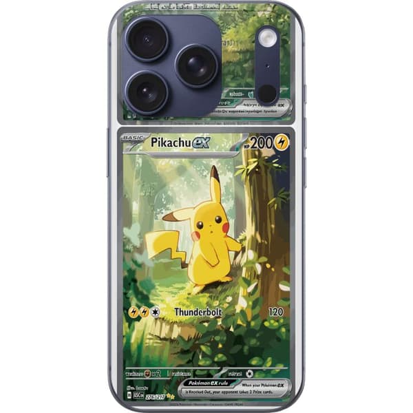 Kompatibelt Mobildeksel til Apple iPhone 17 Pro Pikachu grønn