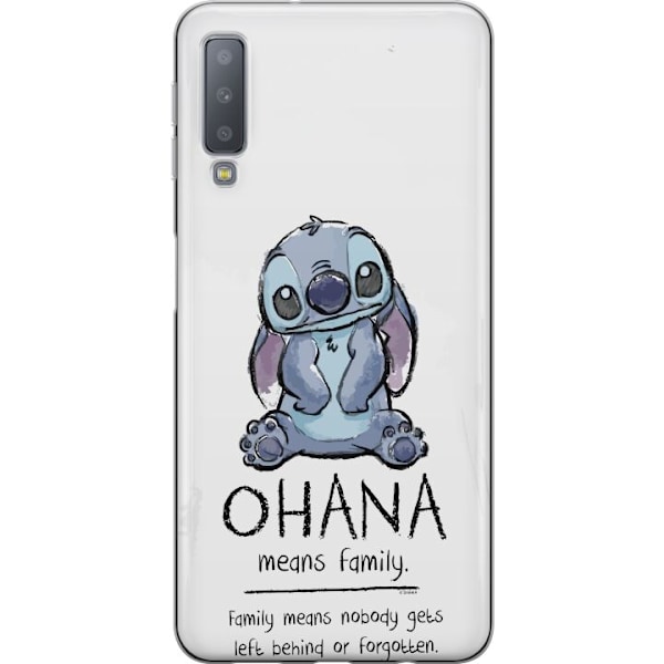 Samsung Galaxy A7 (2018) Gennemsigtig cover Stitch Ohana