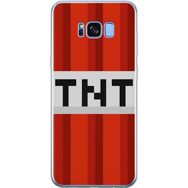 Samsung Galaxy S8+ Läpinäkyvä kuori Minecraft TNT