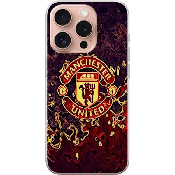 Apple iPhone 16 Pro Läpinäkyvä kuori Manchester United