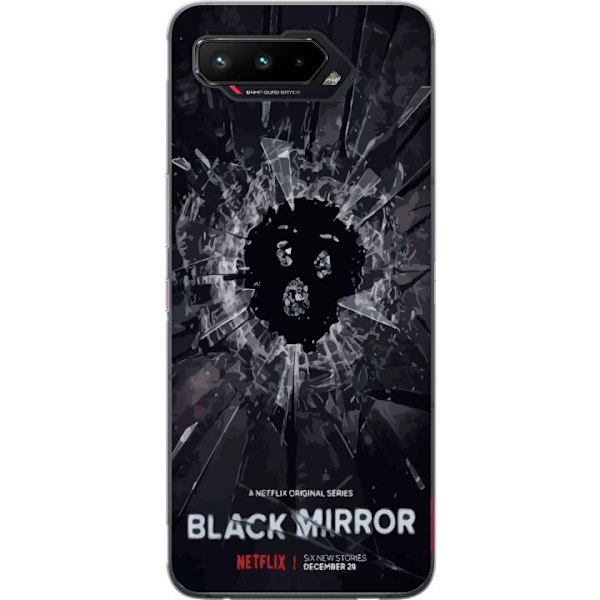 Asus ROG Phone 5 Genomskinligt Skal Black Mirror Sci-Fi Netfli