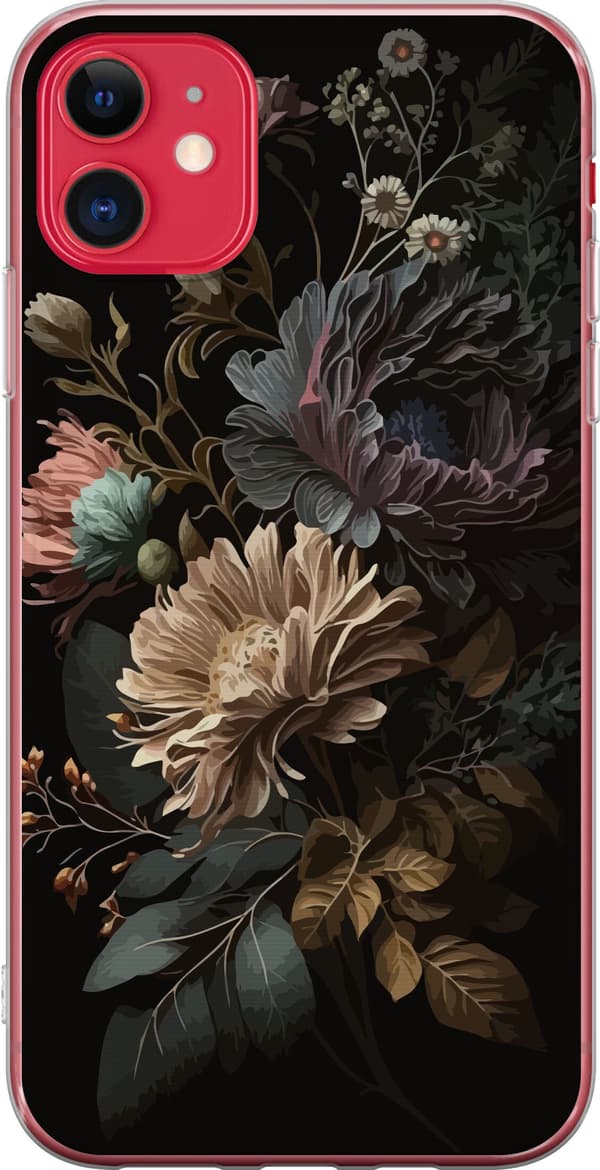 Kompatibelt Mobilskal till Apple iPhone 11 Blommor