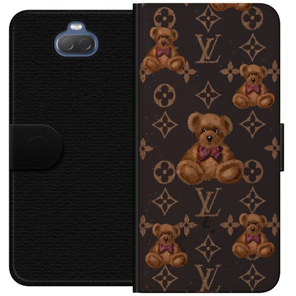 Sony Xperia 10 Lompakkokotelo Louis Vuitton Teddykarhu Kuvio Ylellinen Muotisuunnittelu Suosittu Motiivi Muoti-Trendi Ylelliset Asusteet