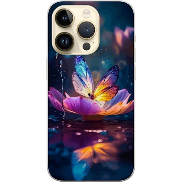 Apple iPhone 14 Pro Gjennomsiktig deksel Butterfly