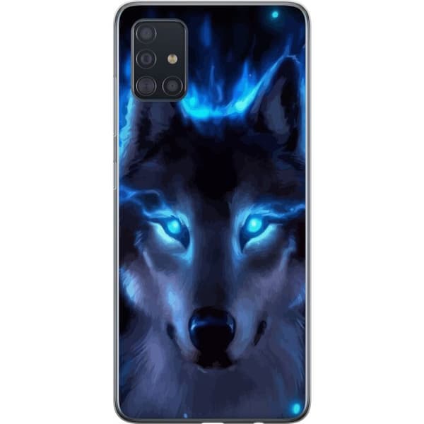 Kompatibelt Mobildeksel til Samsung Galaxy A51 Ulven