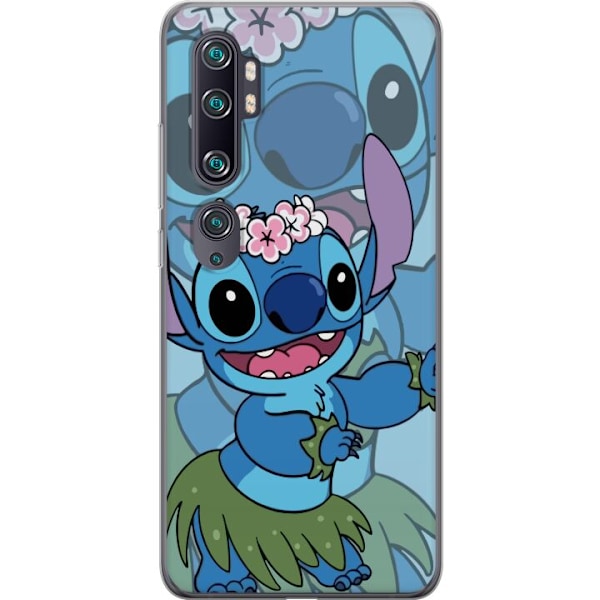 Xiaomi Mi Note 10 Gjennomsiktig deksel Stitch under stjernene