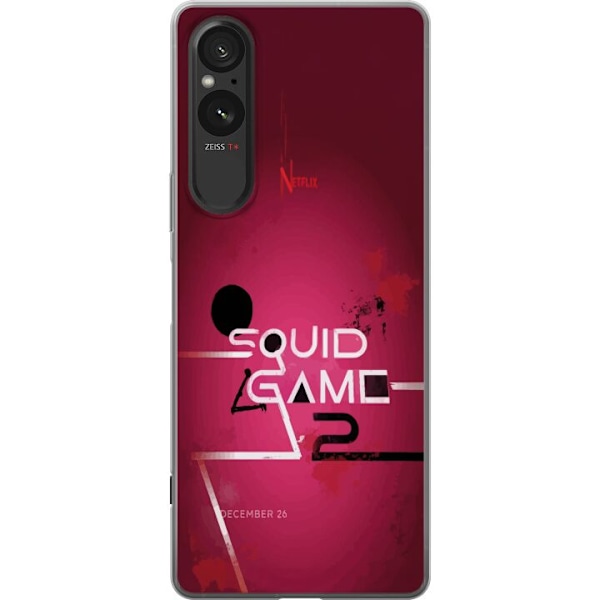 Sony Xperia 10 VI Gjennomsiktig deksel Squid Game 2 - Rød