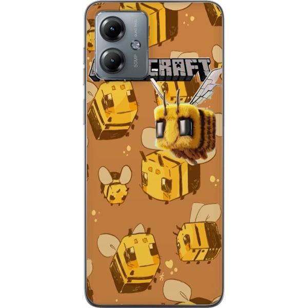 Motorola Moto G14 Genomskinligt Skal Minecraft Bi