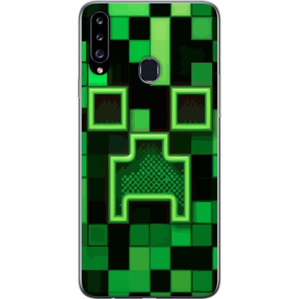 Kompatibelt Mobilskal till Samsung Galaxy A20s Minecraft