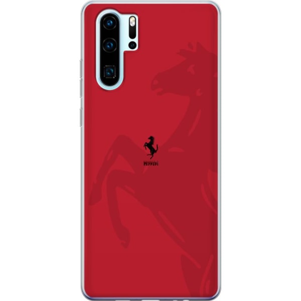 Huawei P30 Pro Läpinäkyvä kuori Ferrari