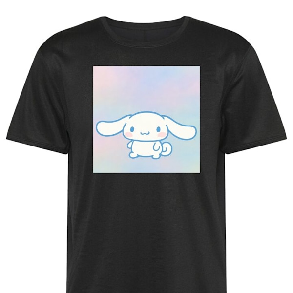 Trænings T-shirt | Sport T-shirt til Voksen Kawaii Sanrio Cin sort Medium