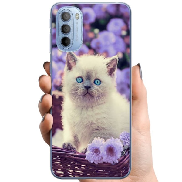 Motorola Moto G31 TPU Mobildeksel Katt
