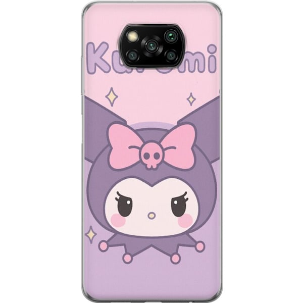 Xiaomi Poco X3 NFC Läpinäkyvä kuori Kuromi Kawaii