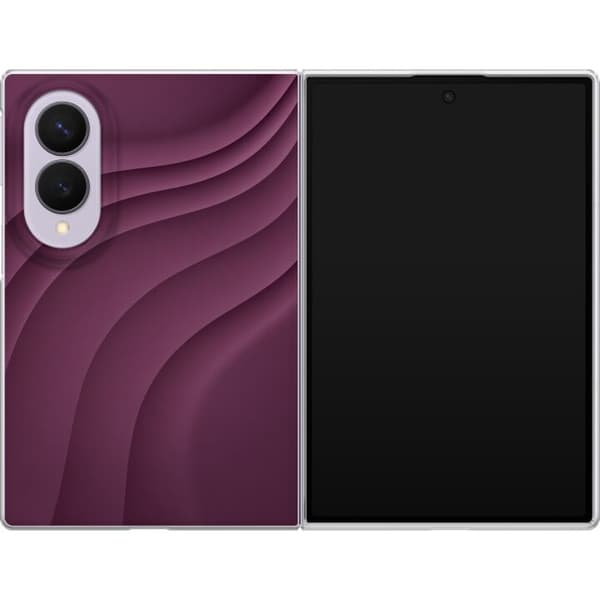 Kompatibelt Mobildeksel til Samsung Galaxy Z Fold8 Plommebølger lila