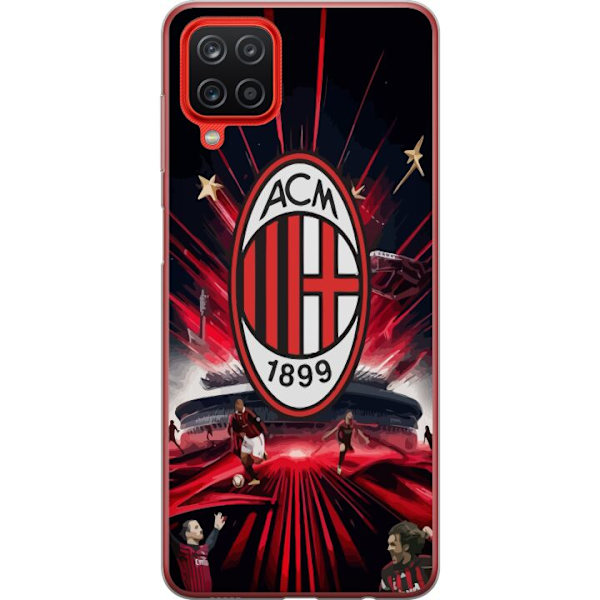 Samsung Galaxy A12 Gjennomsiktig deksel AC Milan