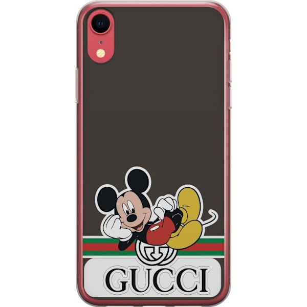 Apple iPhone XR Gjennomsiktig deksel Gucci Musse Pig