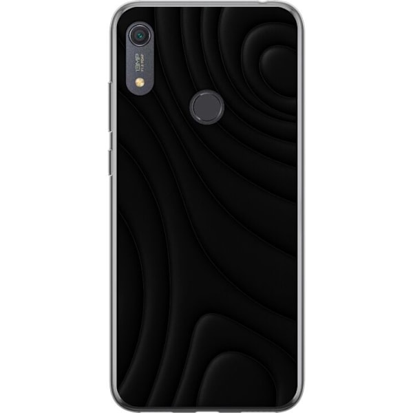 Huawei Y6s (2019) Läpinäkyvä kuori Tummat Aallot