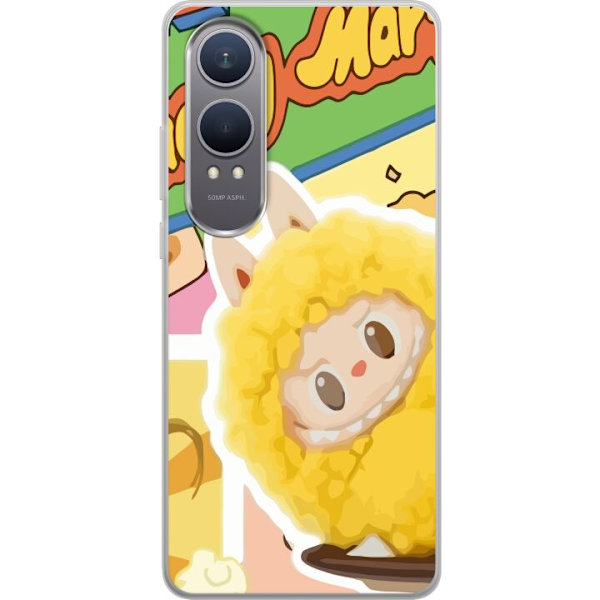 OnePlus Nord CE4 Lite Läpinäkyvä kuori Labubu Wacky Mart Pop Mart -sarjan keräilyfiguuri Söpö Muotoilu Suosittu Teemalelu Sarja Luova Taidelelu