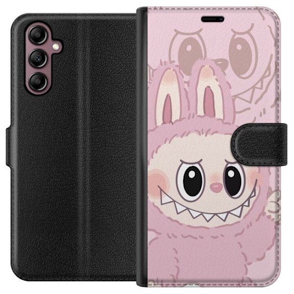 Samsung Galaxy A14 5G Tegnebogsetui Labubu Floral Freak