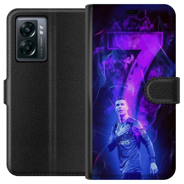 OnePlus Nord N300 Lompakkokotelo Ronaldo 7 - Jalkapallolegenda