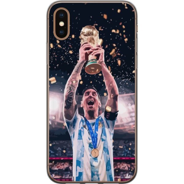 Apple iPhone X Cover / Mobilcover - Messi