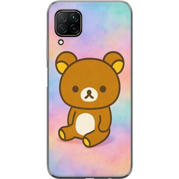Huawei P40 lite Genomskinligt Skal Kawaii Sanrio Rilakkuma