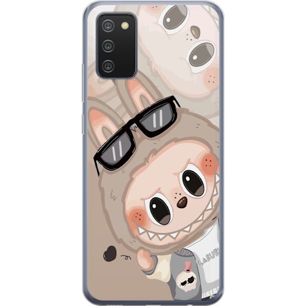 Samsung Galaxy A02s Läpinäkyvä kuori Labubu Rainbow Chaos