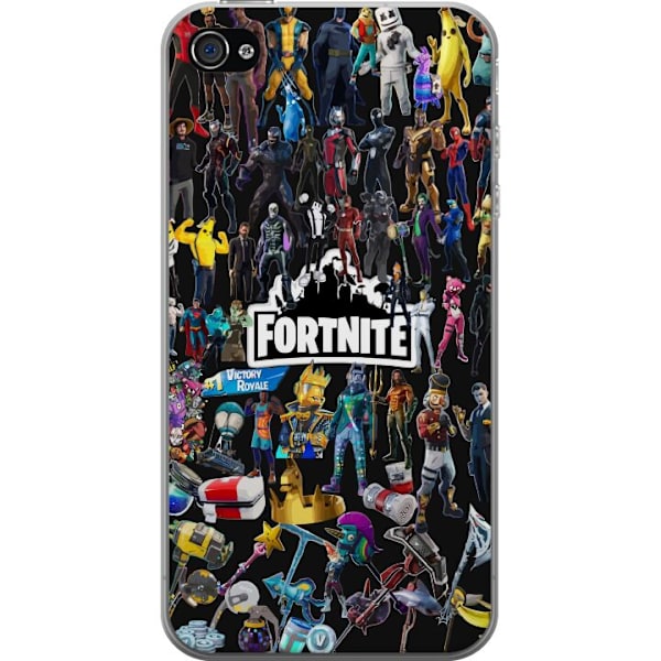 Apple iPhone 4s Gennemsigtig cover Fortnite