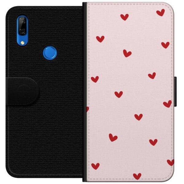 Huawei P Smart Z Plånboksfodral Hjärtan