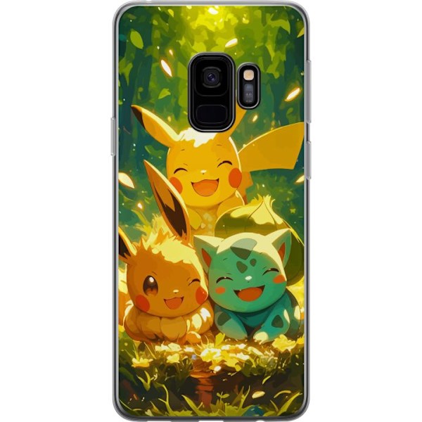 Samsung Galaxy S9 Gennemsigtig cover Pixelmonster spillestil -