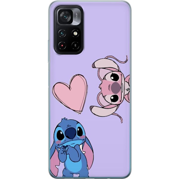 Xiaomi Poco M4 Pro 5G Läpinäkyvä kuori Stitch Mode