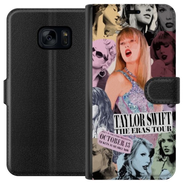 Samsung Galaxy S7 Tegnebogsetui Taylor Swift Farver